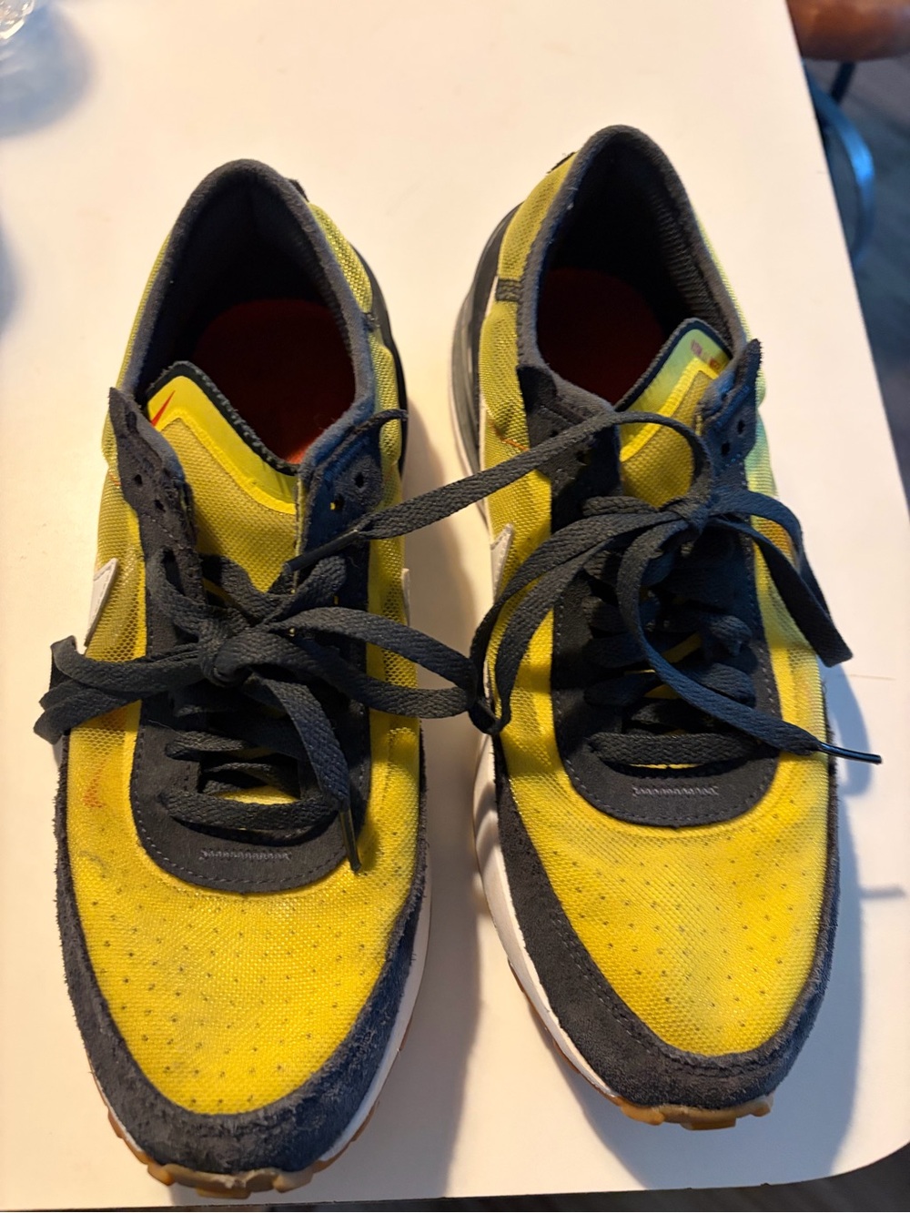 Nike Men’s Yellow and Black Casual Sneakers